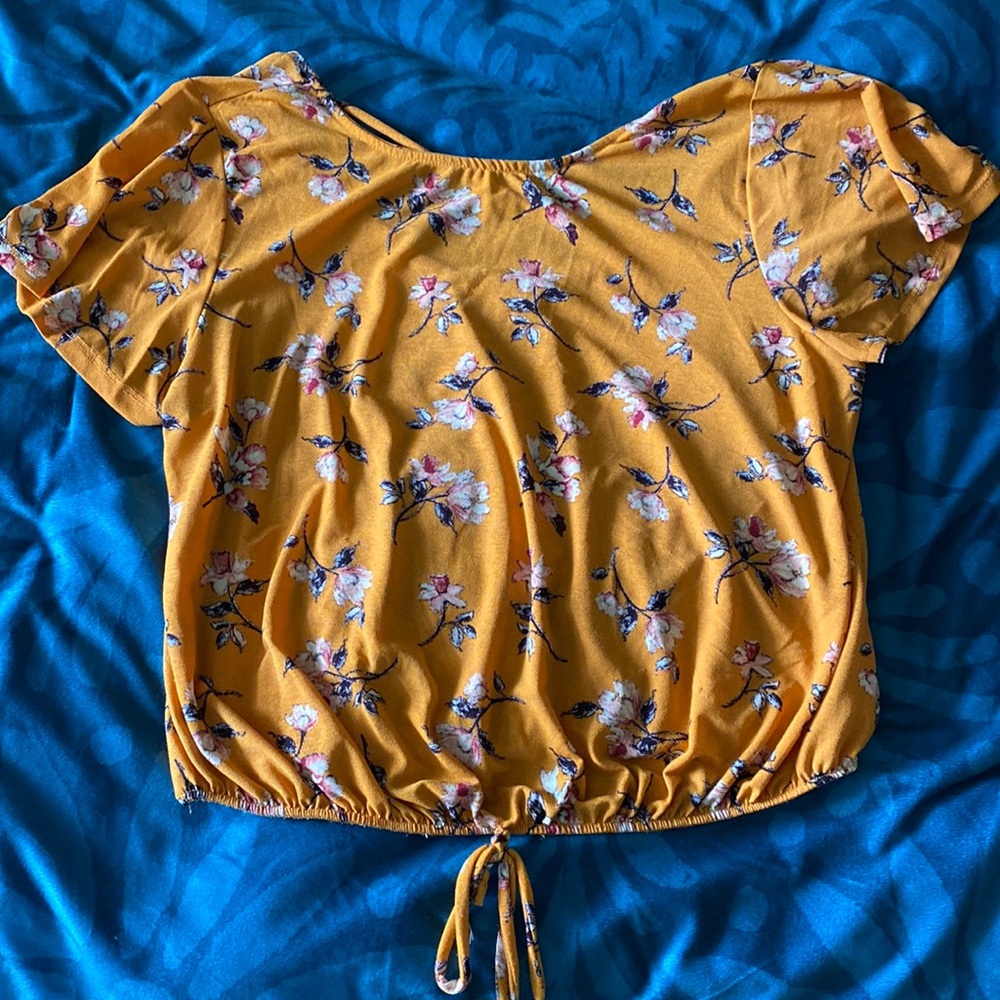 Yellow Floral Rewind Shirt